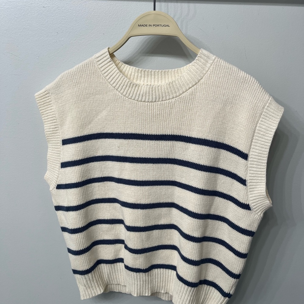 She + Sky Keeping Busy Sweater - Dusty Blue